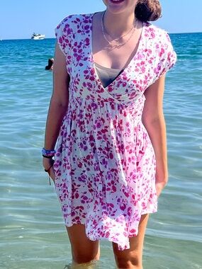 Sky to Moon Floral Mini Dress Size Small!